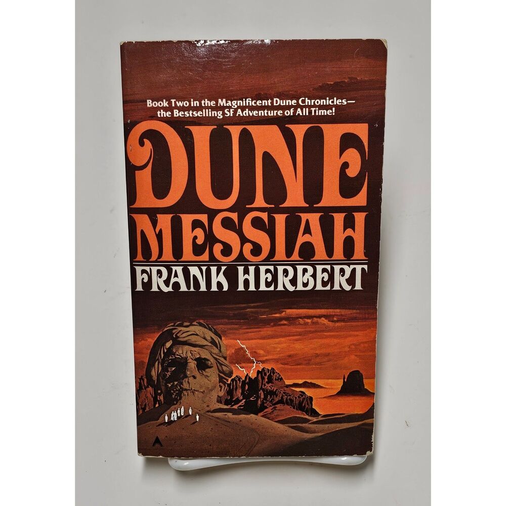Vintage Dune Messiah Paperback Frank Herbert Ace Books Sci-Fi
